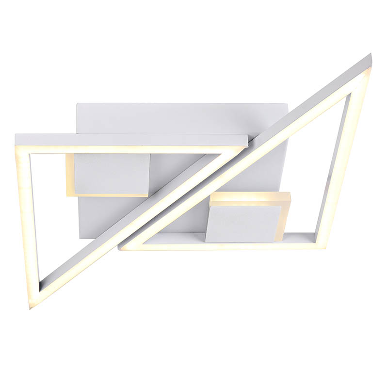 Diseinu sinple modernoa eta argi beroko metalezko sabaiko lanpara