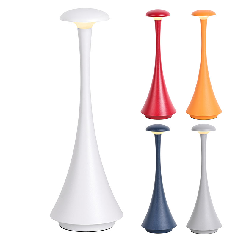 Diseinu berria duen LED mahaiko lanpara bateria kargagarriarekin